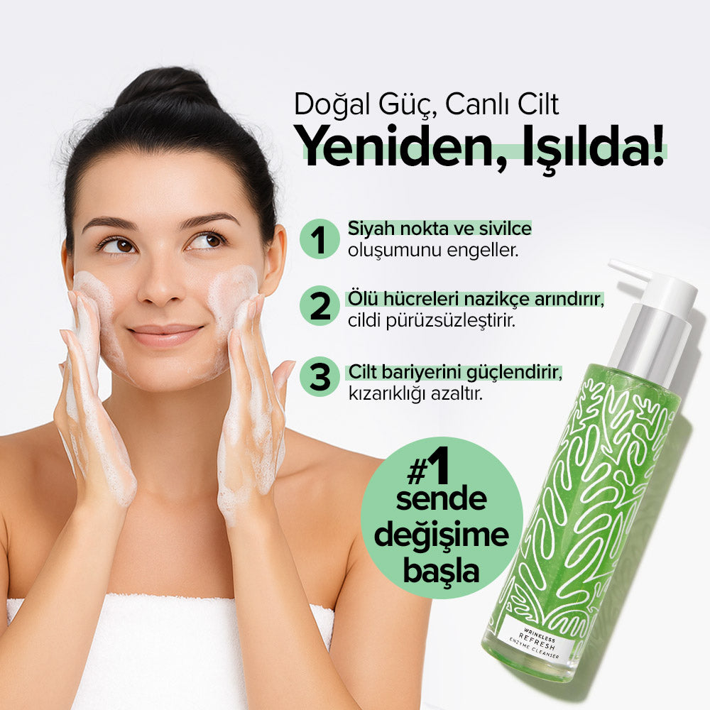 Refresh Hassas Enzim Temizleyici Yüz Jeli