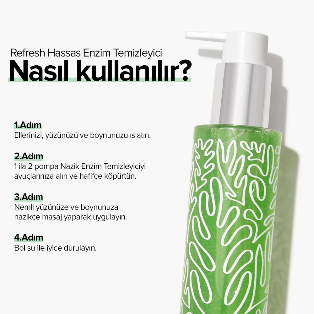 Refresh Hassas Enzim Temizleyici Yüz Jeli