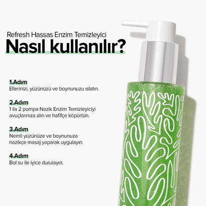 Refresh Hassas Enzim Temizleyici Yüz Jeli